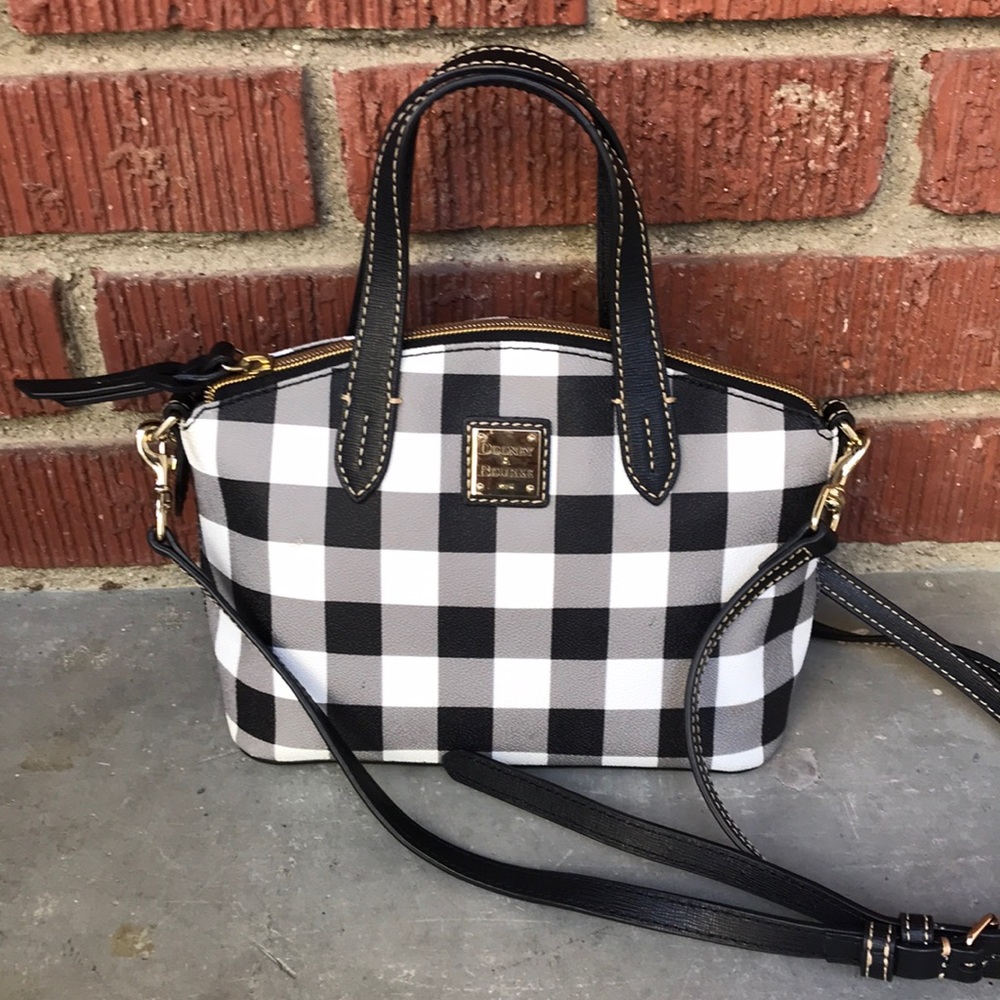 Dooney & Bourke Ruby Checkered Satchel/Crossbody